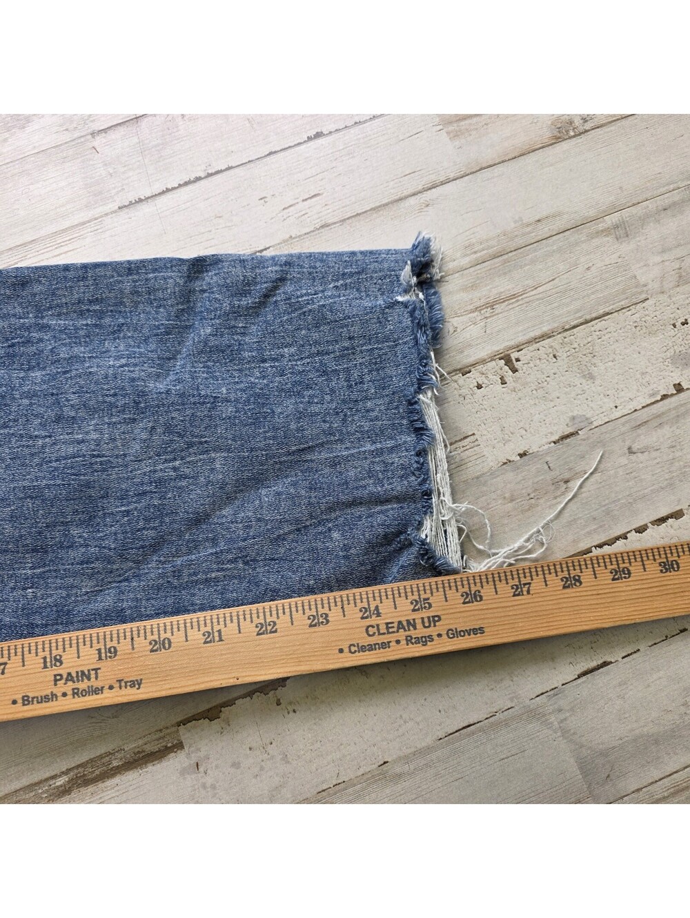BKE Parker HIgh Rise Cropped Straight Raw Hem Dual Button Women's 30x28 - Picture 8 of 10